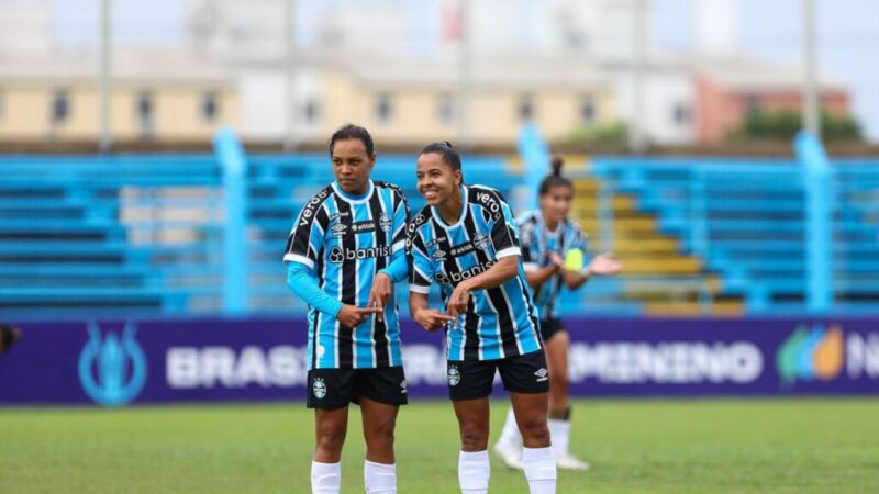 Grêmio goleia Avai/Kindermann por 6 a 0 no Brasileirão Feminino