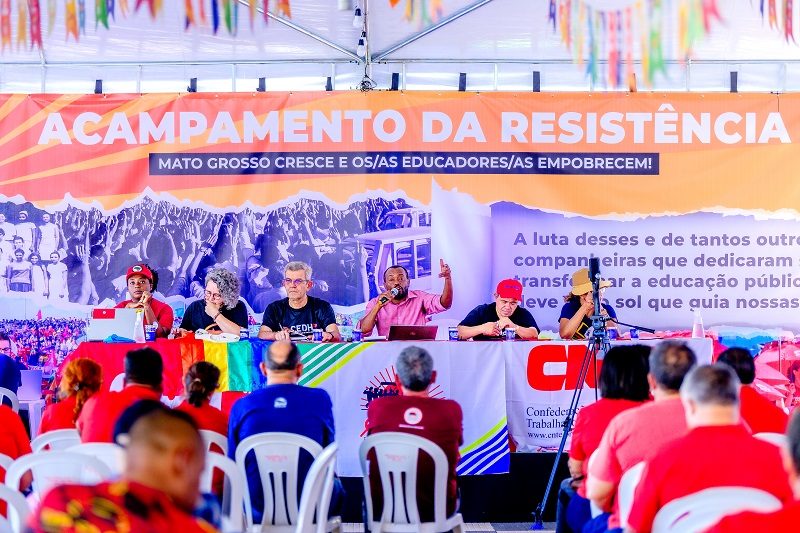 Aulão do Acampamento da Resistência debate o crescimento e a desigualdade em Mato Grosso