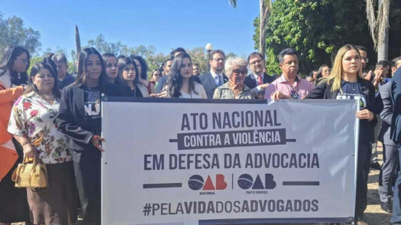 OAB cobra proteção em Ato Nacional contra violência à advocacia