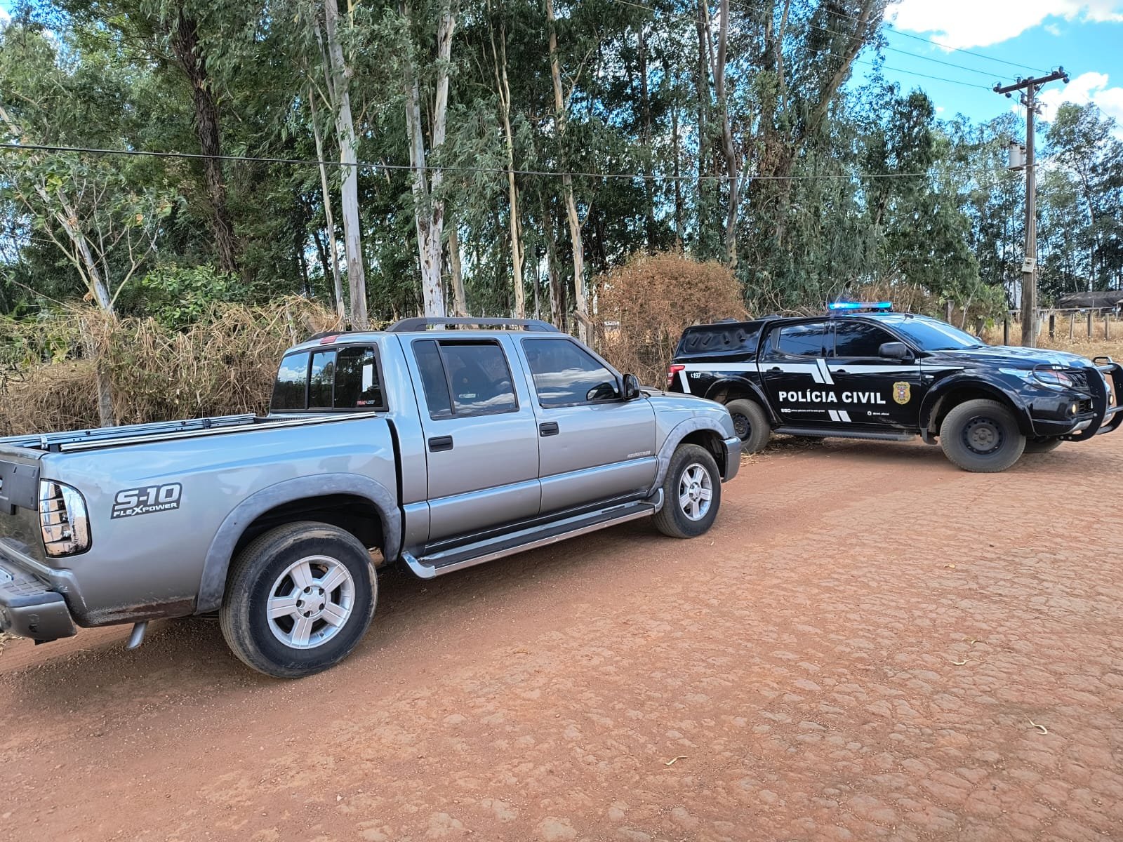 Caminhonete roubada é recuperada pela Polícia Civil em Lucas do Rio Verde