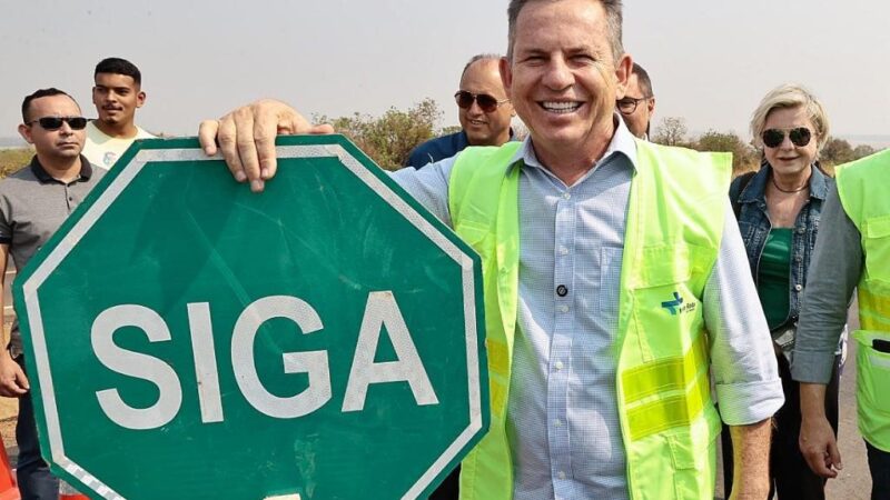 Com obra acelerada, meta é finalizar trecho entre Nova Mutum e Posto Gil até o fim do ano, diz Mauro Mendes