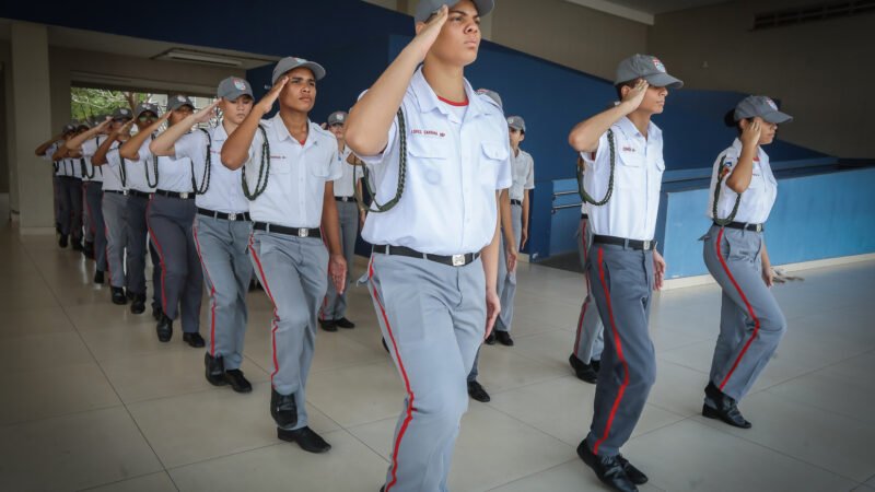 Inscrições para seletivo das escolas estaduais militares terminaram nesta terça-feira (10)