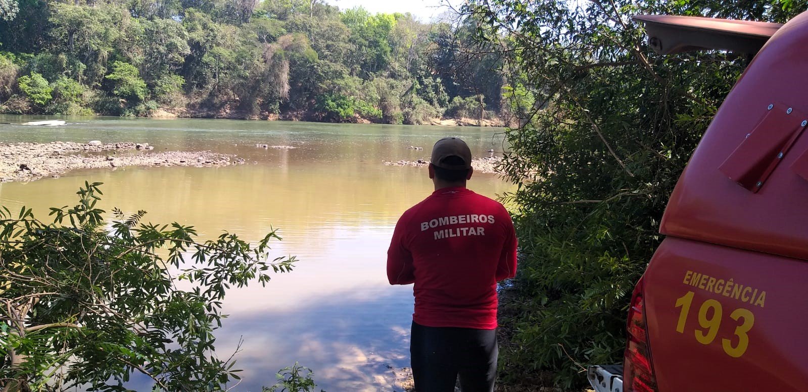 Bombeiros localizam corpo de homem que se afogou no Rio Teles Pires