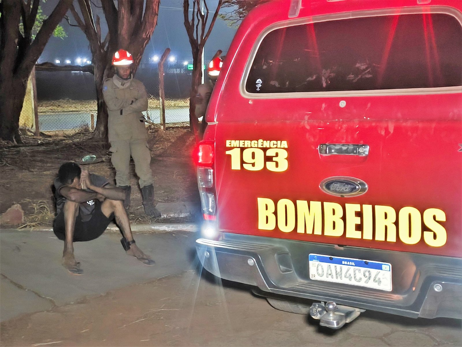 Corpo de Bombeiros Militar detém homem que causou incêndio em Sinop