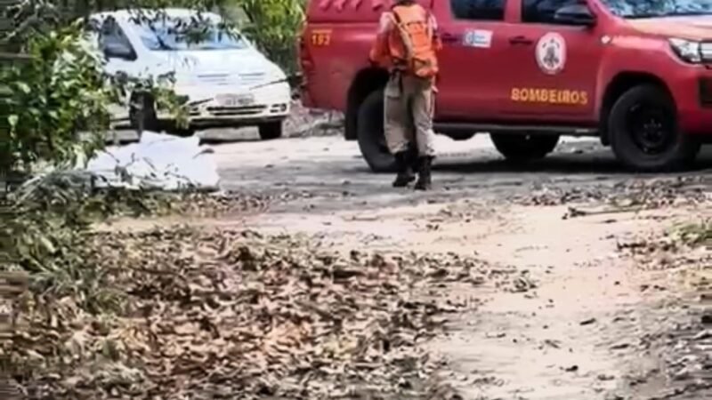 Bombeiros localizam corpo de homem de 45 anos que estava desaparecido