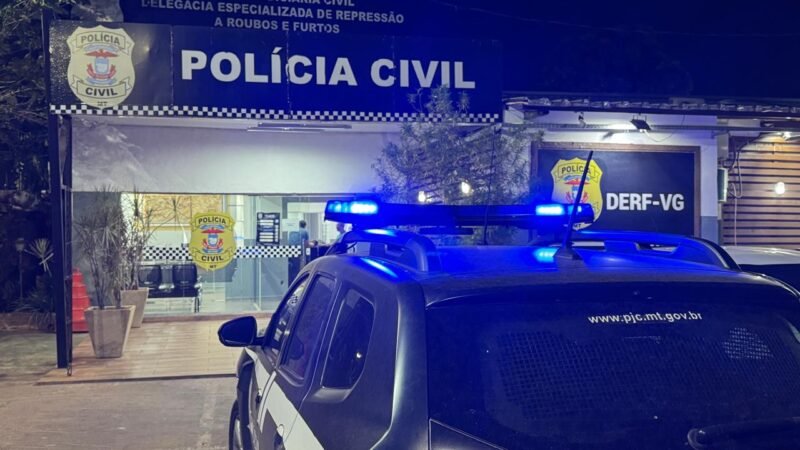 Polícia Civil prende criminoso envolvido em furtos dentro de veículos em Várzea Grande