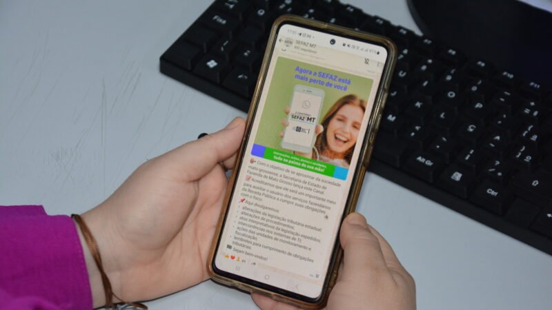 Sefaz disponibiliza canal no WhatsApp para facilitar acesso a informações; veja como participar