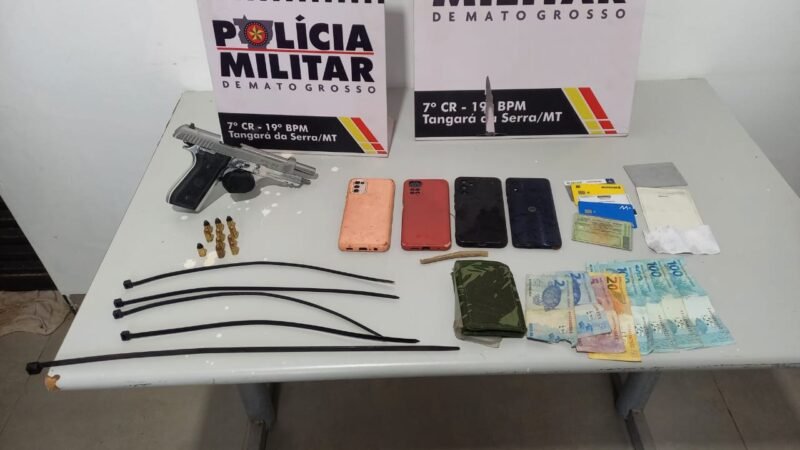 Polícia Militar apreende dois adolescentes por roubo a empresa em Tangará da Serra