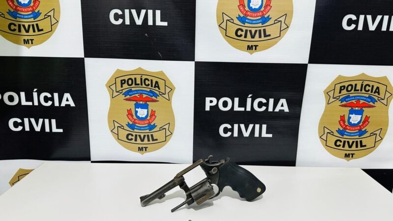 Polícia Civil autua homem por disparo de arma de fogo em Nova Xavantina