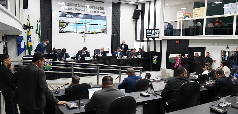 Vereadores de Cuiabá votam pelo voto secreto na escolha da nova mesa diretora 2025