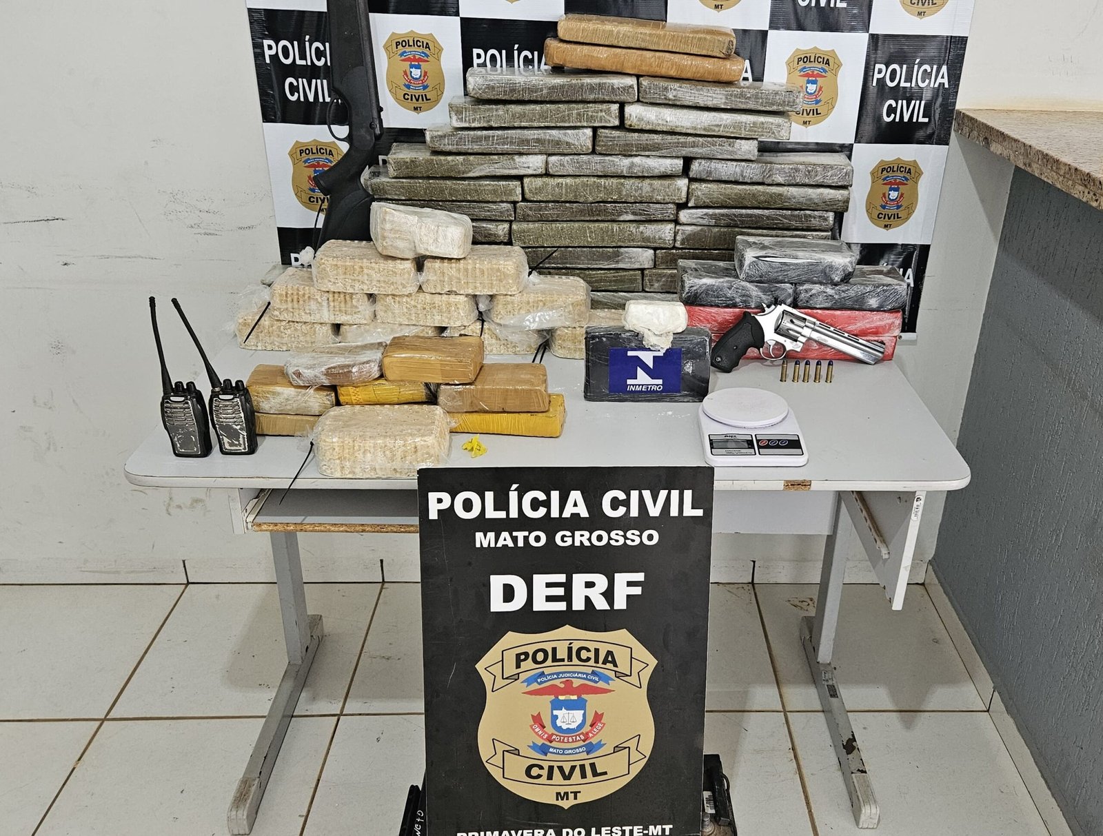 Polícia Civil apreende 50 peças de entorpecentes em Primavera do Leste