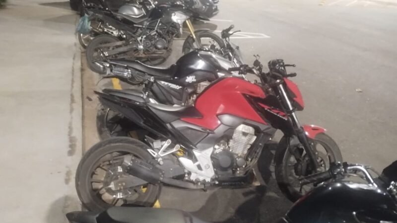 PM impede rolezinho de motoqueiros na MT-251 em Cuiabá